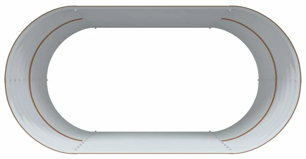 Cama de Jardim Elevada Café com Aparência de Madeira 160x80x81 cm de A