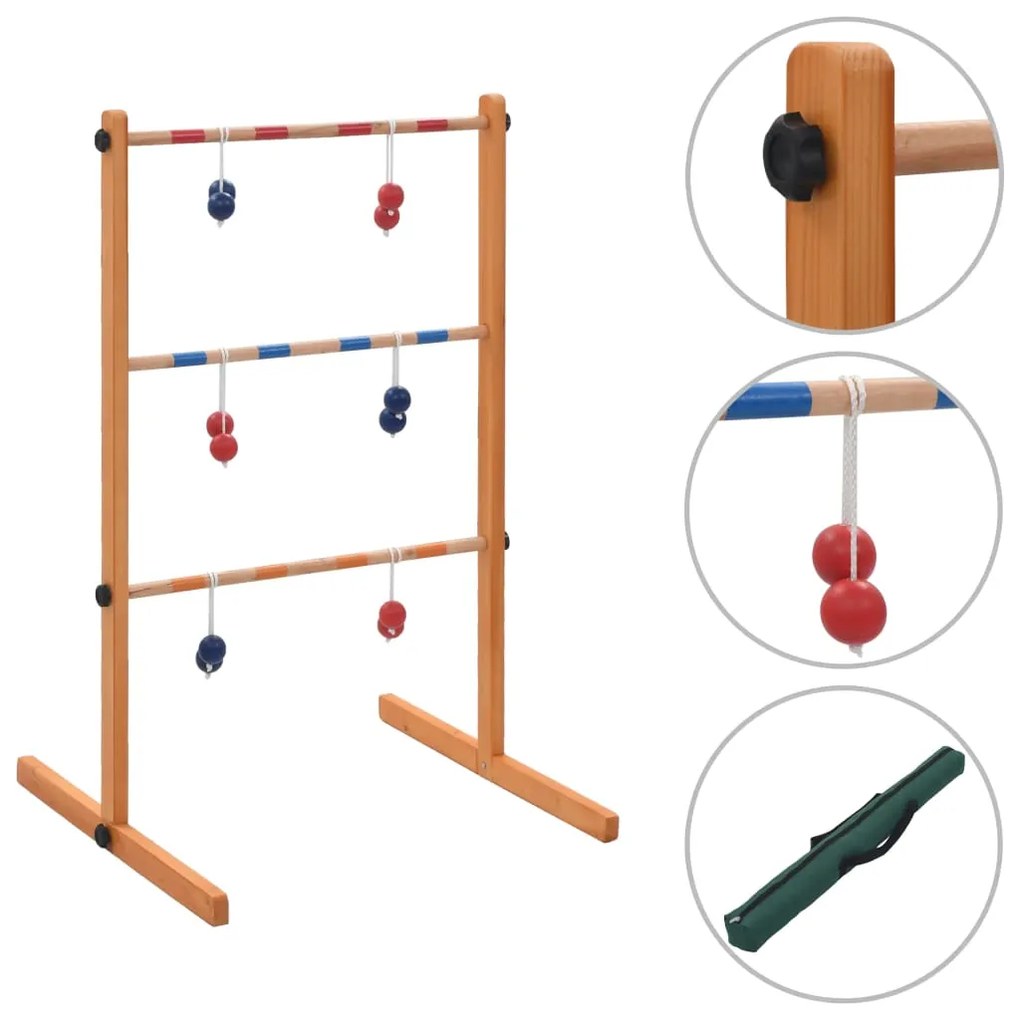 vidaXL Jogo Spin Ladder golfe em madeira
