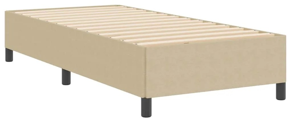 Cama vidaXL Verde Claro Cinza 90x190 cm tecido veludo