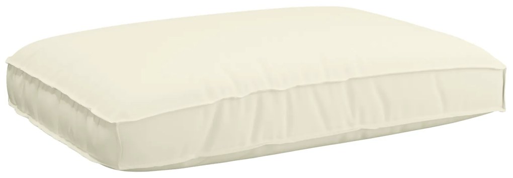 vidaXL Cushion para Palete para Assento Creme 120x80x12 cm Tecido Oxford