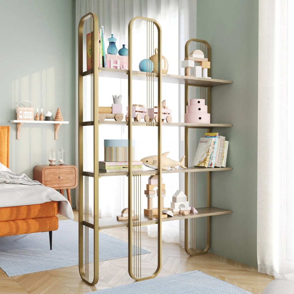 Estante Sierra – Amarela – 124 cm x 182 cm x 26 cm