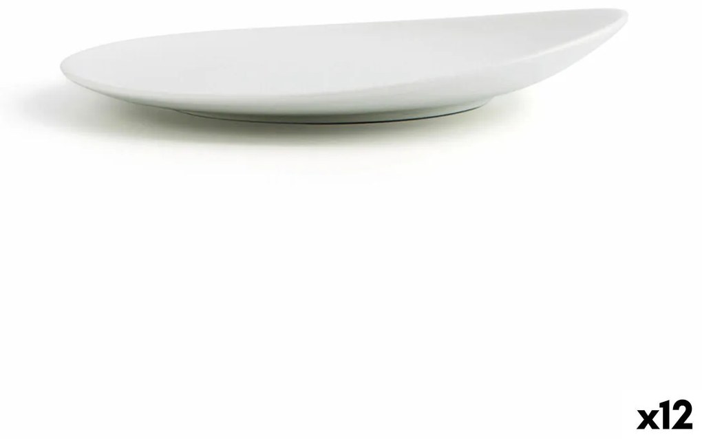 Plat Bord Ariane Vital Coupe Cerâmica Branco (ø 21 cm) (12 Unidades)