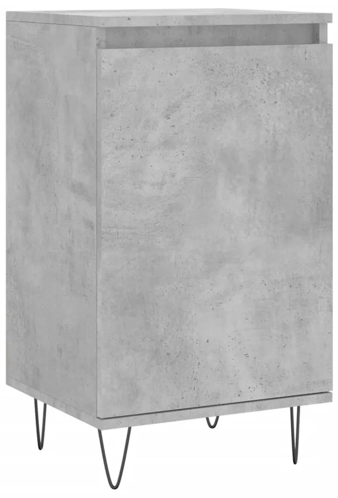 Aparadores 2 pcs 40x35x70 cm derivados de madeira cinza cimento