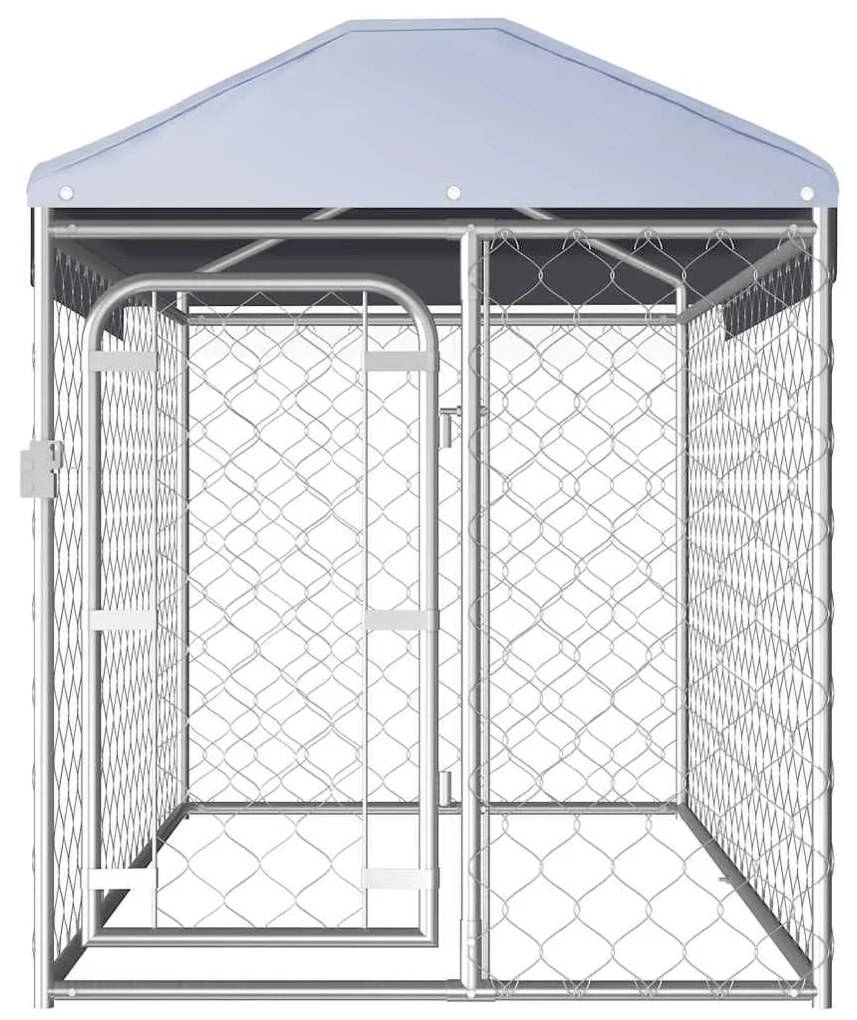 Canil de exterior com telhado 200x100x125 cm