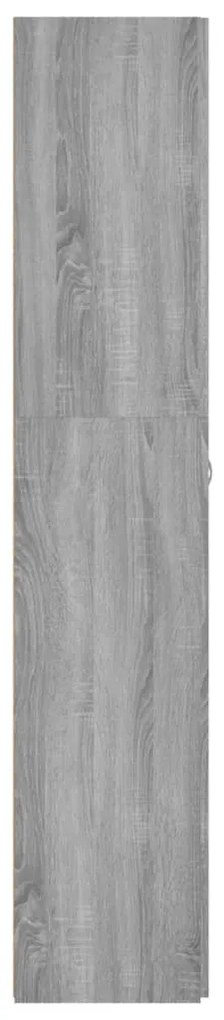 Sapateira 80x35,5x180 cm derivados de madeira cinzento sonoma