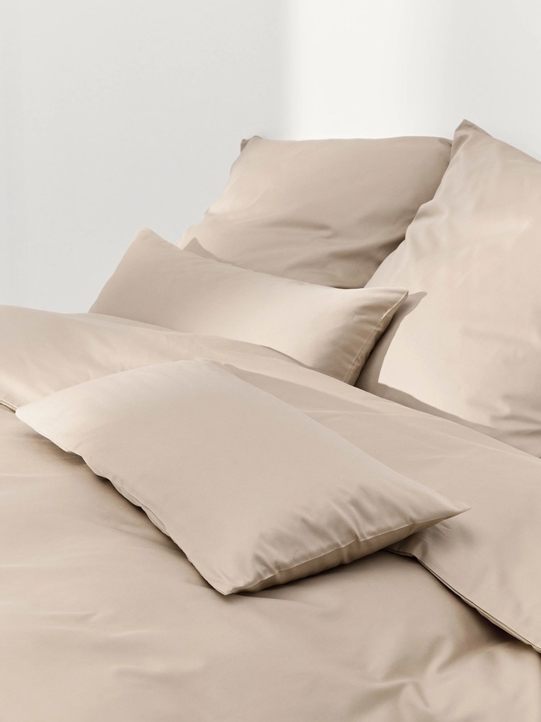 Capa de edredão em cetim de algodão Comfort