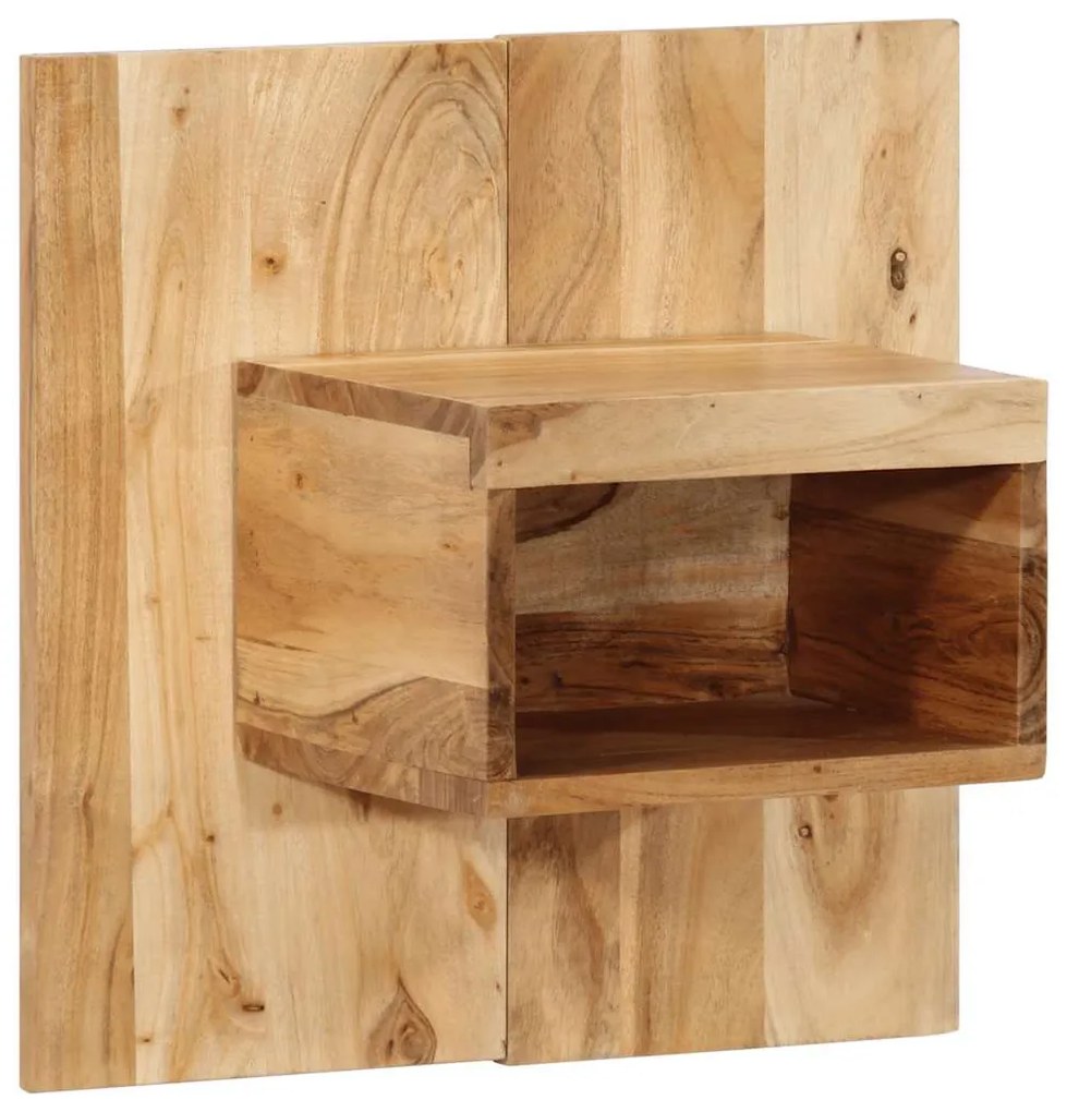 Mesa de cabeceira 50x27x50 cm madeira de acácia maciça