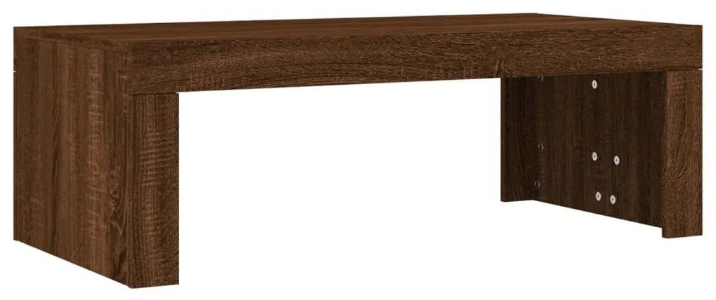 Mesa centro 102x50x36 cm derivados de madeira carvalho castanho