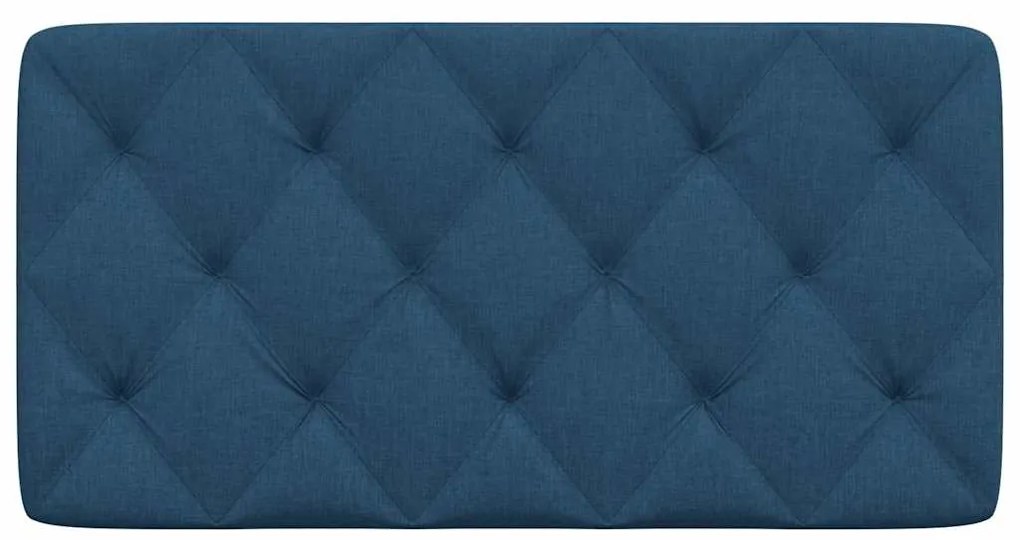 Almofadão de cabeceira 100 cm tecido azul