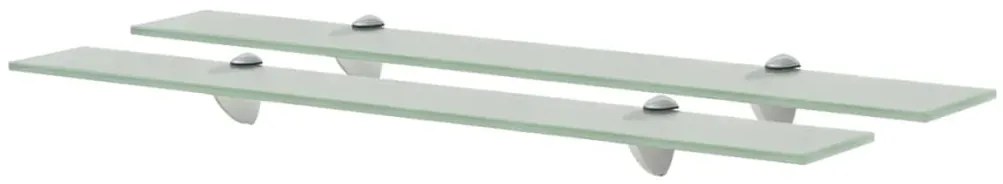 Prateleiras flutuantes 2 pcs vidro 70x20 cm 8 mm