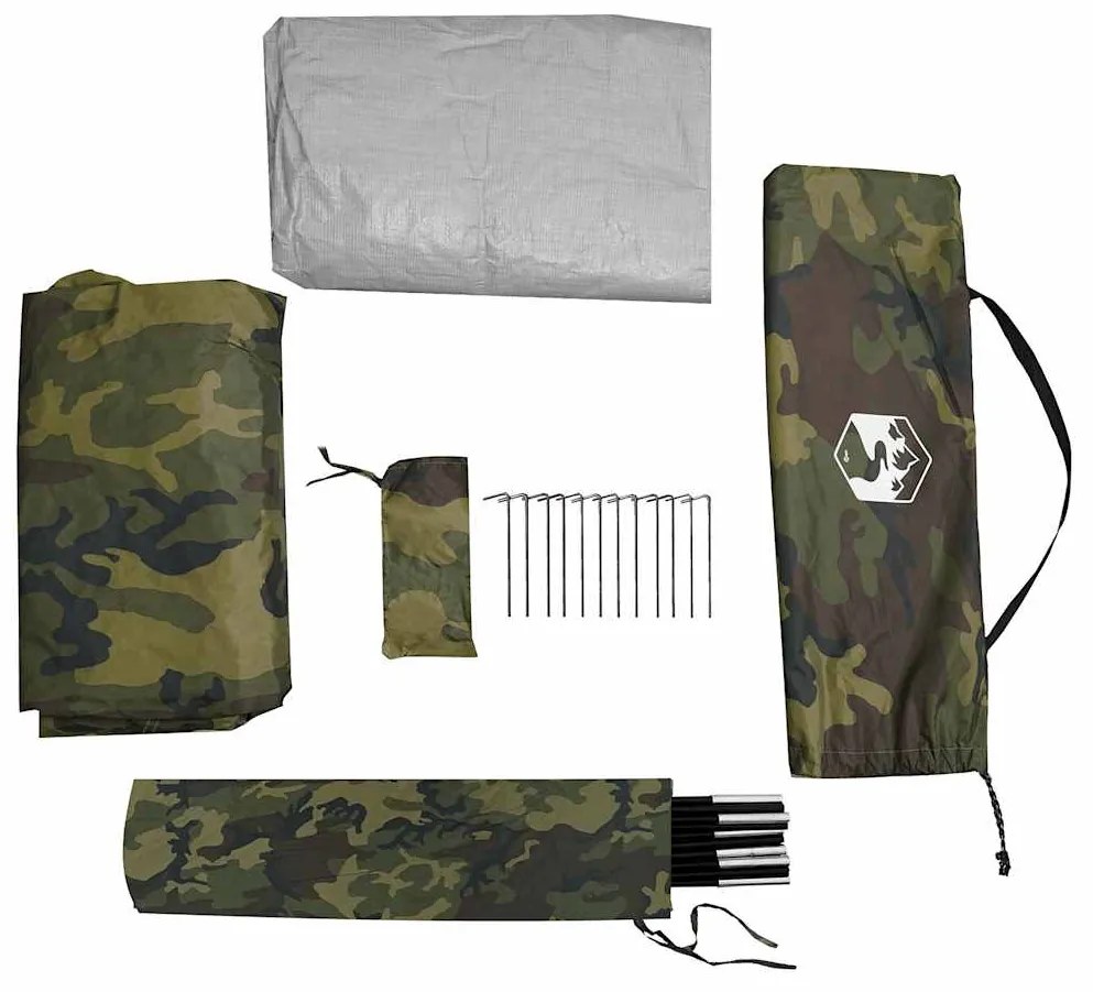 Tenda de pesca para 3 pessoas impermeável camuflagem