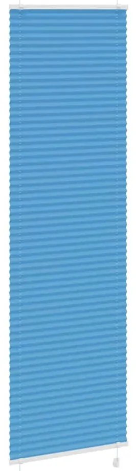 Plissado Cego Azul 60x200 cm Largura Tecido 59,4 cm Poliéster