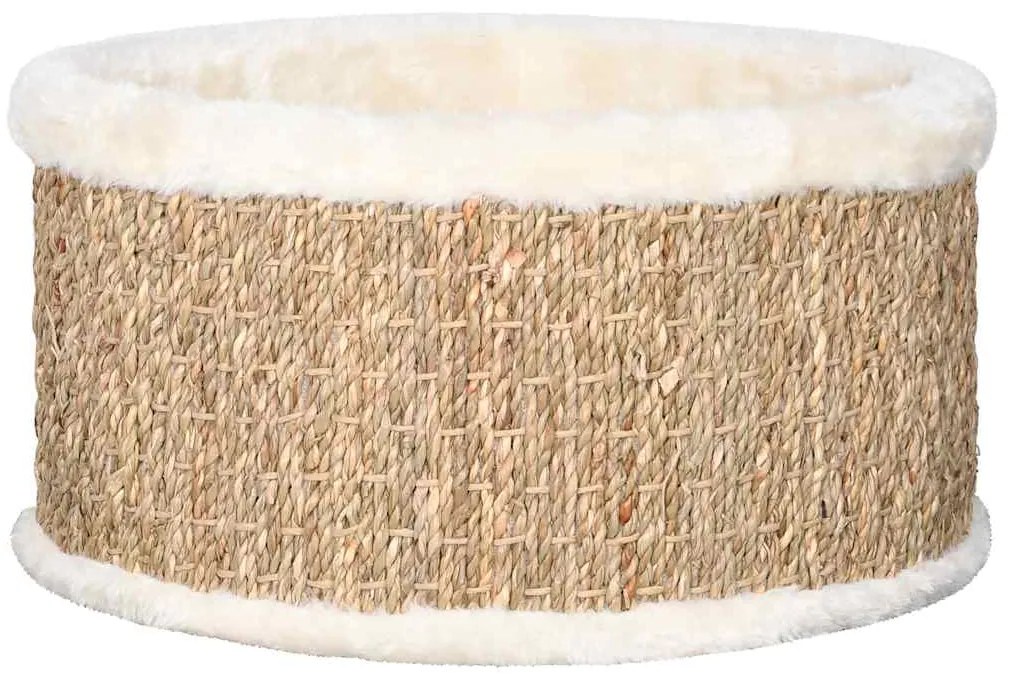 Cesto para gatos redondo 36 cm ervas marinhas