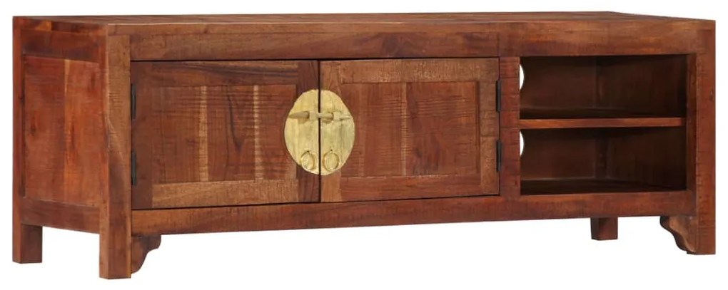 vidaXL Móvel de TV 120x30x40 cm madeira de acácia maciça