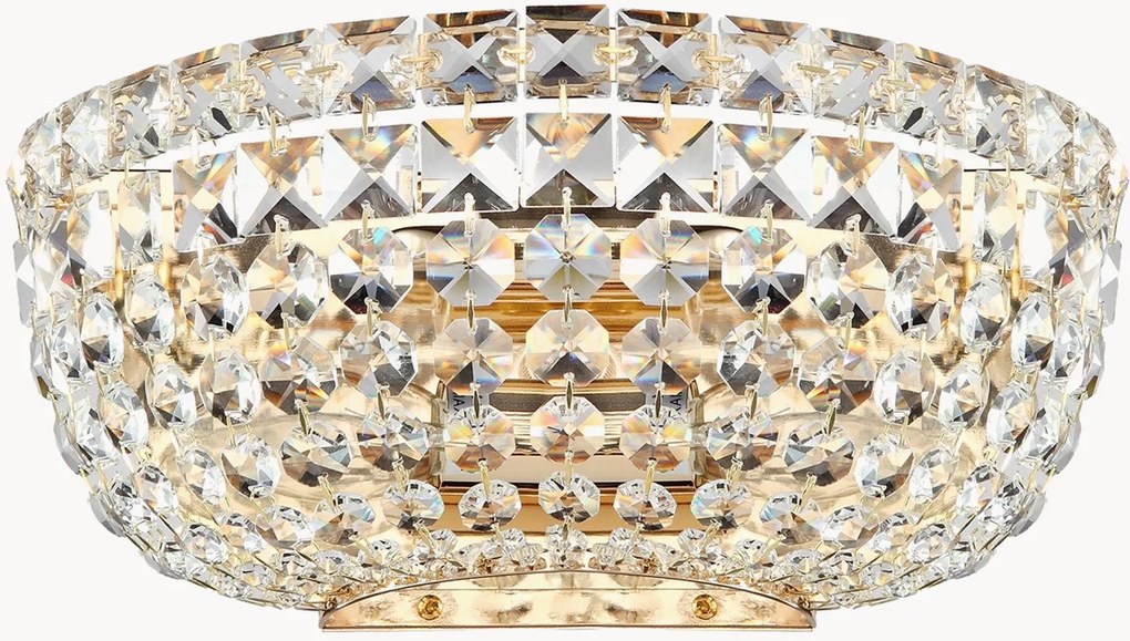 Candeeiro de parede em vidro de cristal Basfor