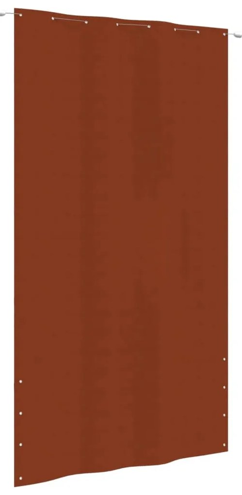 vidaXL Tela de varanda 160x240 cm tecido Oxford terracota