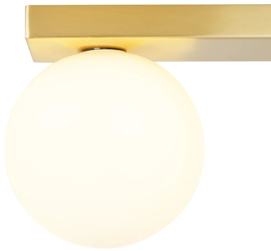 Plafon moderno latão 2-luzes inclinável - Lesly