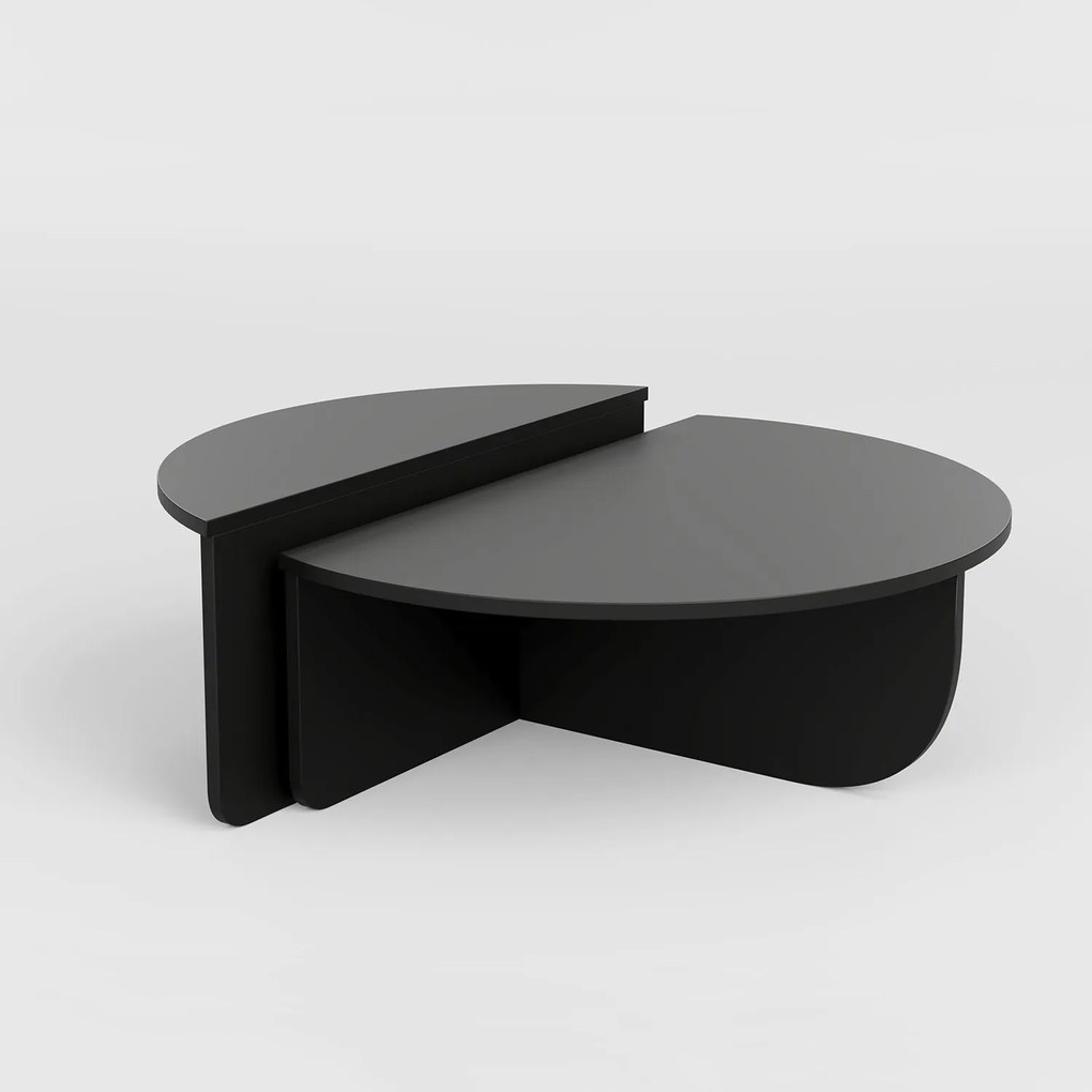Mesa de Café Podium - Preta - Dimensões Variáveis