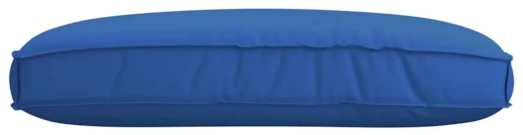 Almofada de Palete para Assento Azul Royal 120x80x12 cm Tecido Oxford