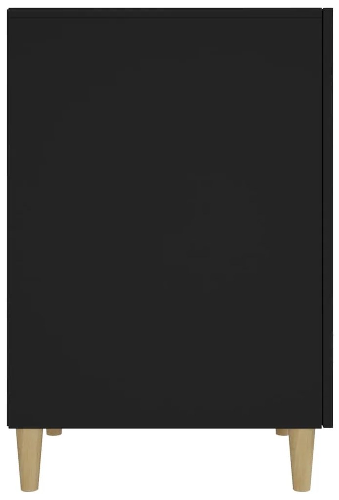 Secretária 140x50x75 cm derivados de madeira preto