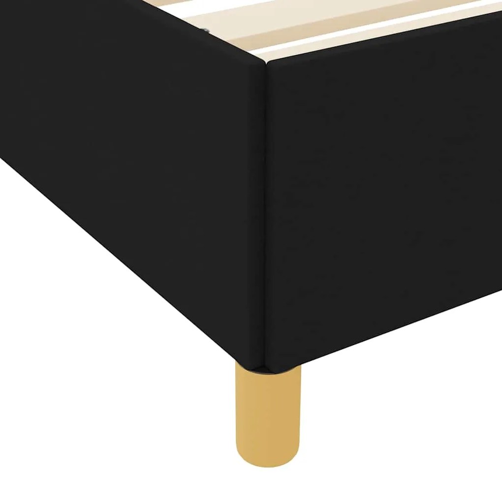 Cama Box Outros Preto e Branco 90 x 190 cm tecido