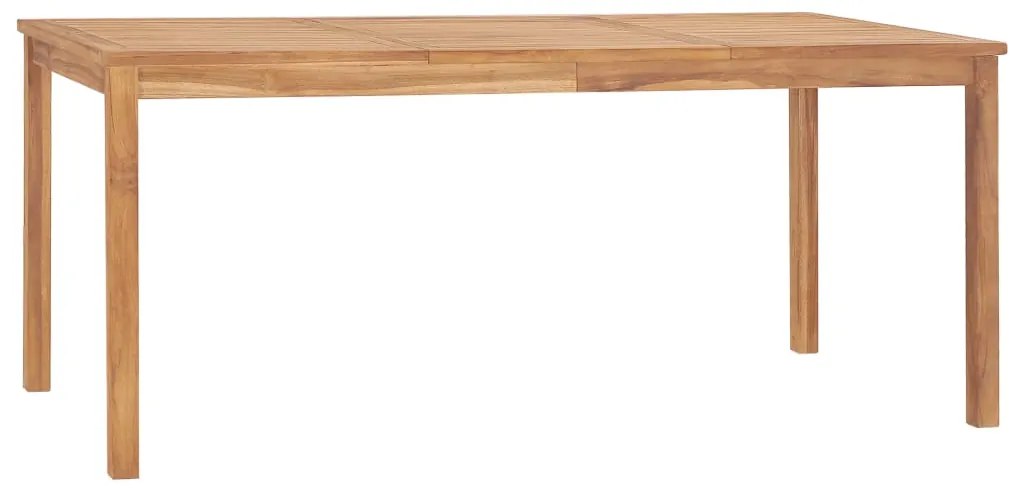 9 pcs conjunto de jantar para jardim madeira de teca maciça