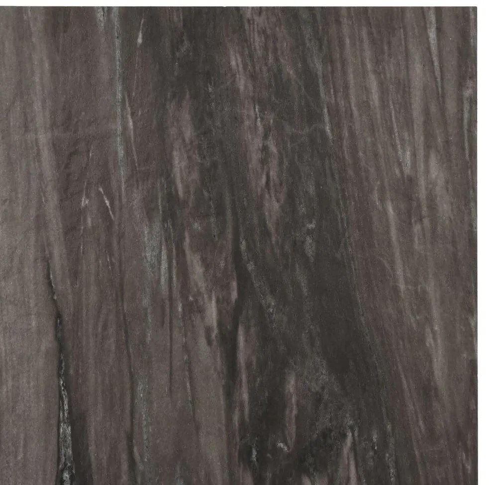 Tábuas de soalho autoadesivas 55 pcs 5,11 m² PVC cinza-escuro