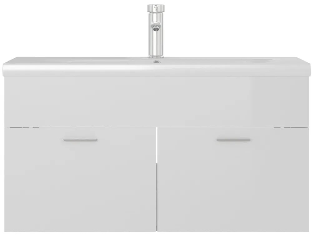 Armário lavatório + lavatório embutido derivados de madeira