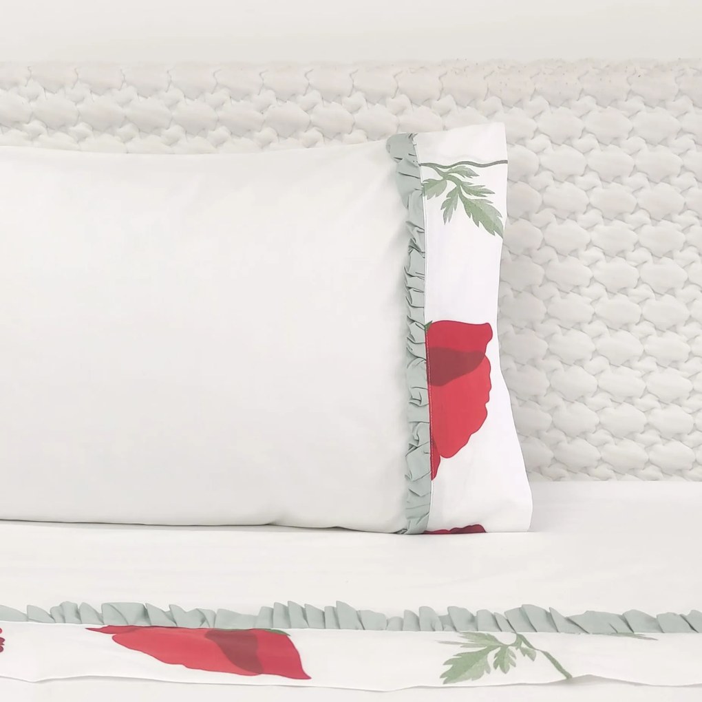 Conjunto de Lençóis Papoila C/Folho