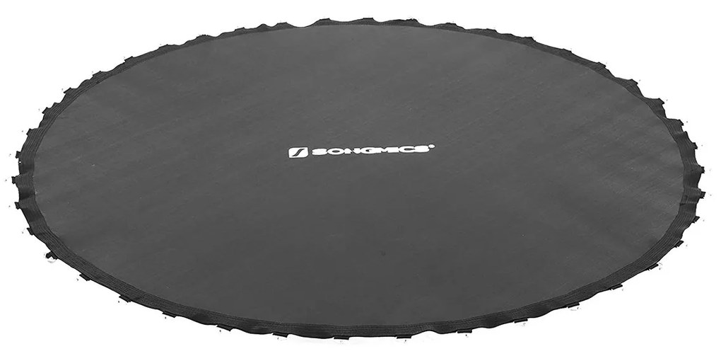 Tapete de saltos reforçado para Trampolim Ø 202 cm para trampolins Ø 244 cm e 42 molas Preto