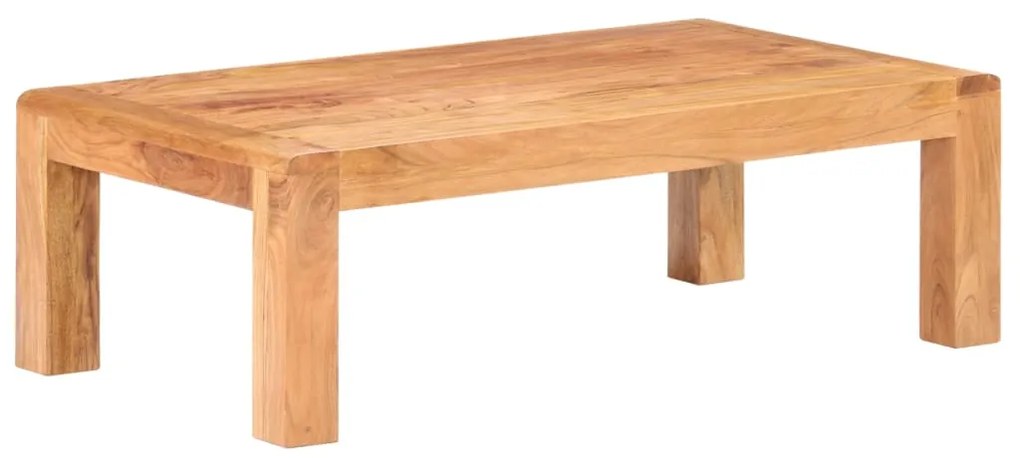 vidaXL Mesa de centro 110x60x35cm acácia maciça c/ acabamento a mel