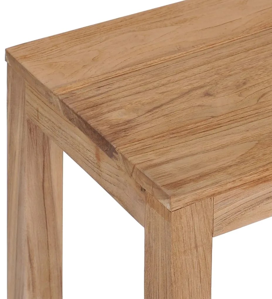 Mesa consola 120x35x75 cm madeira de teca maciça