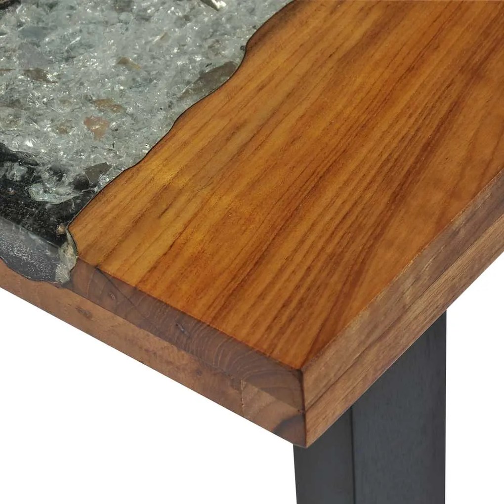 Mesa consola em teca 100x35x75 cm