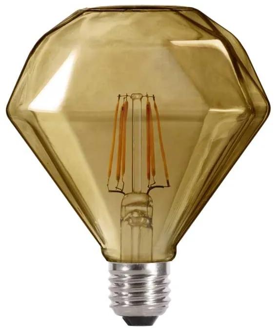 E27 Light Bulb D120 Diamond Smoked 6W