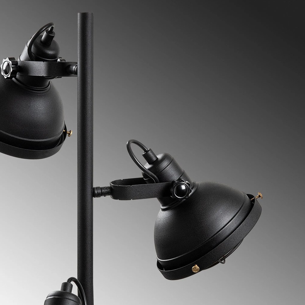 Candeeiro de Pé Spoly – Preto – 37 x 37 x 162 cm