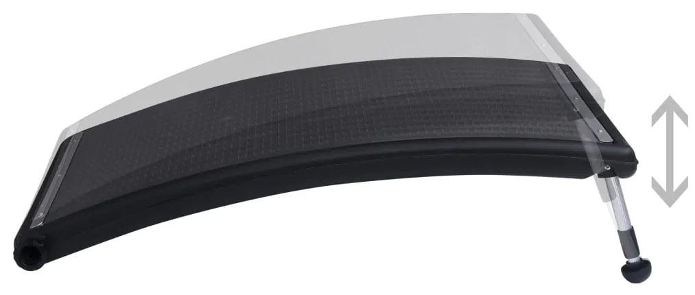 Painel de aquecimento solar curvo para piscina 110x65 cm