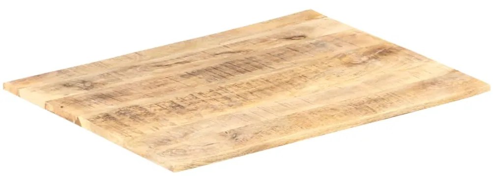 Tampo de mesa madeira de mangueira maciça 15-16 mm 70x60 cm