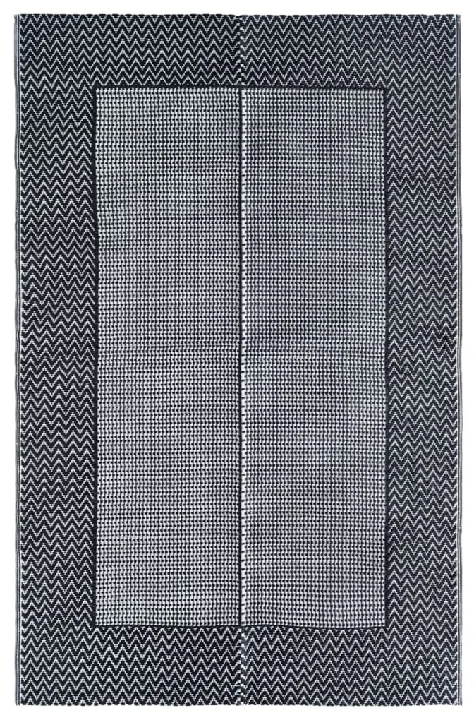 Tapete de exterior 120x180 cm ARAKIL PP cinzento