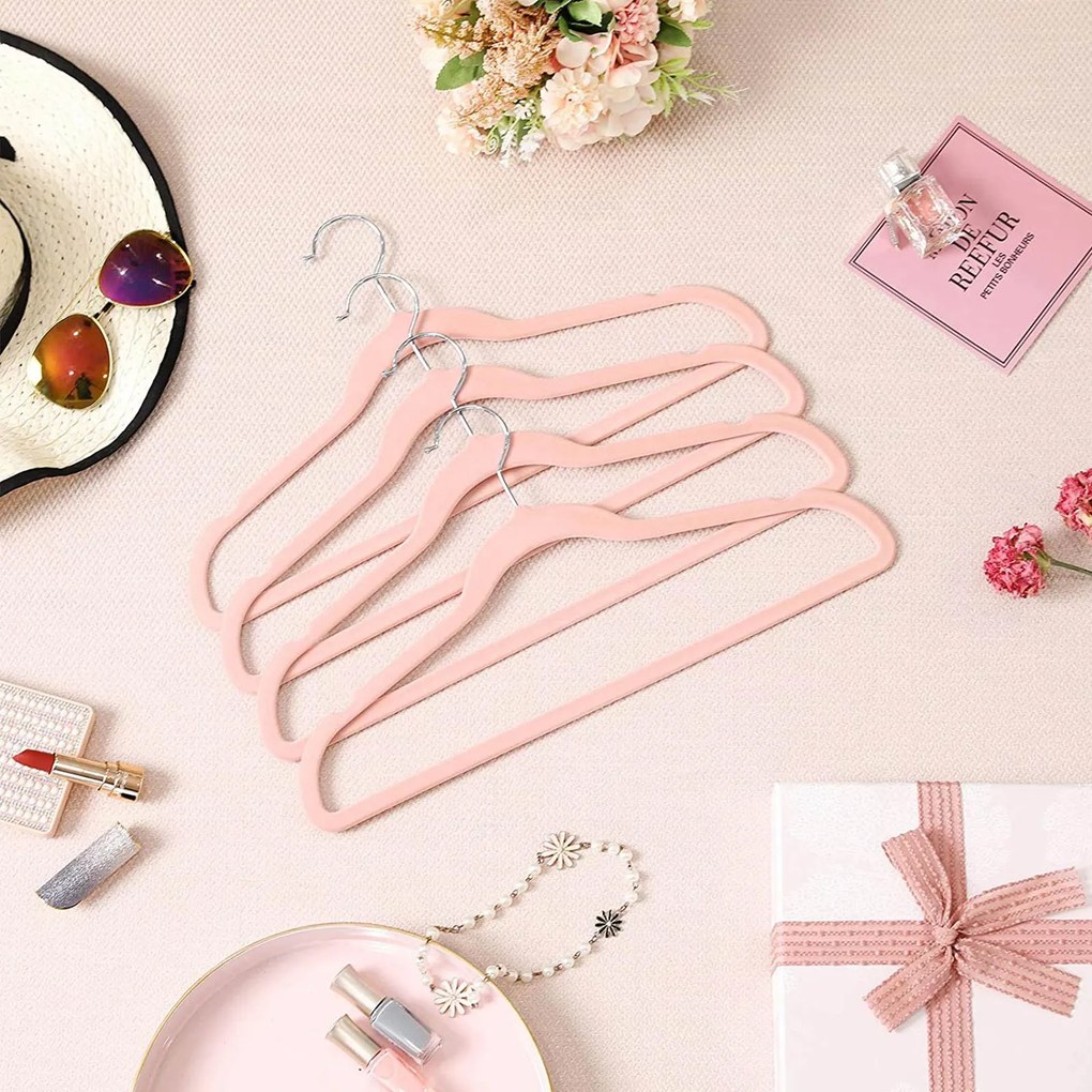 Conjunto 30 cabides 42 x 0,5 x 21,5 cm Rosa
