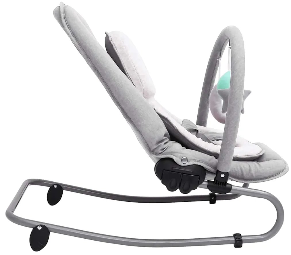 Baloiço de bebé aço cinzento-claro