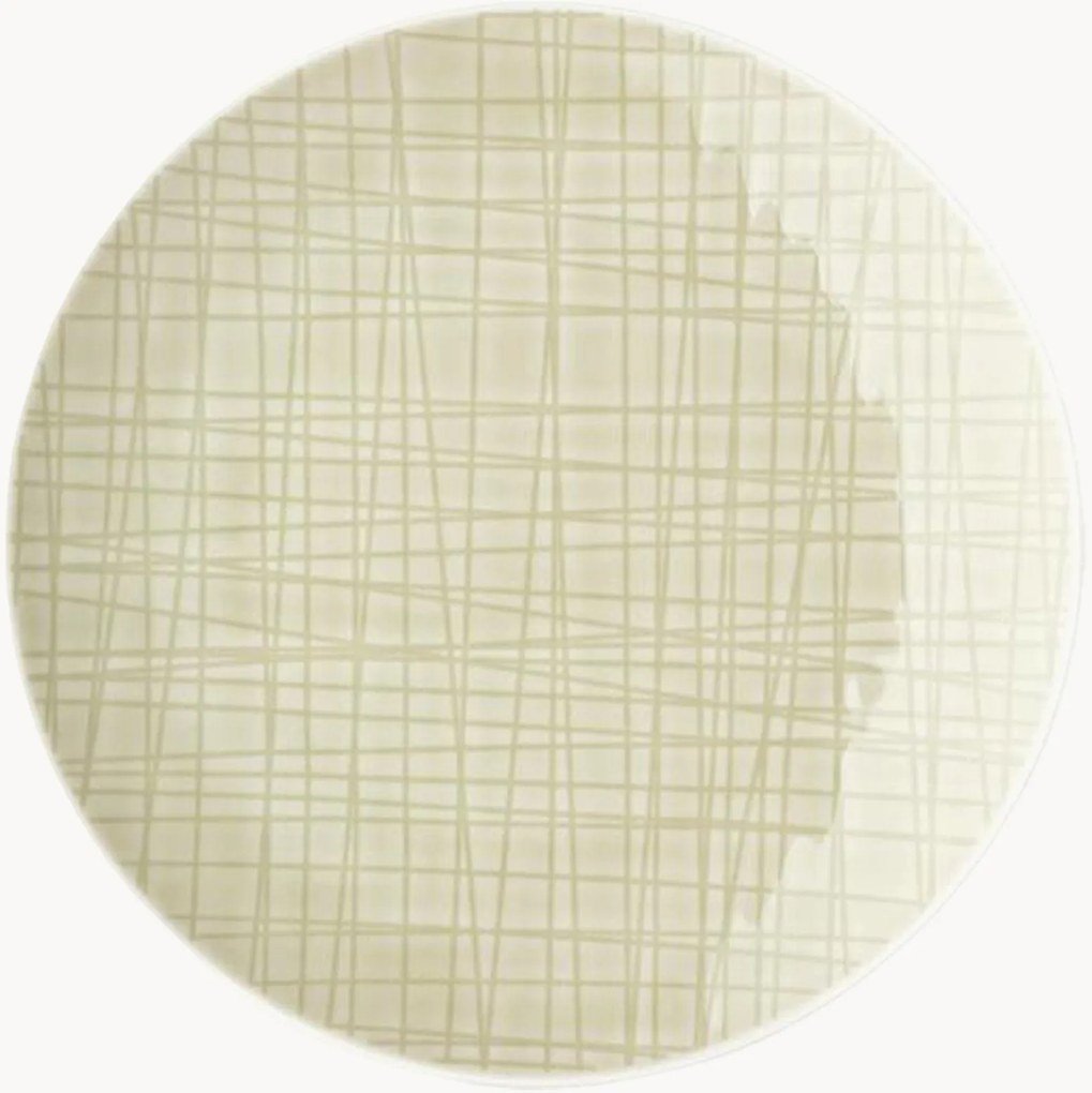 Prato raso Mesh Colours Cream, conjunto de 6