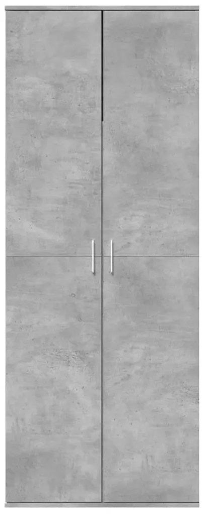 Armário alto 70x35x180 cm derivados de madeira cinza cimento