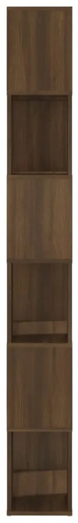 Estante/divisória 60x24x186 cm carvalho castanho