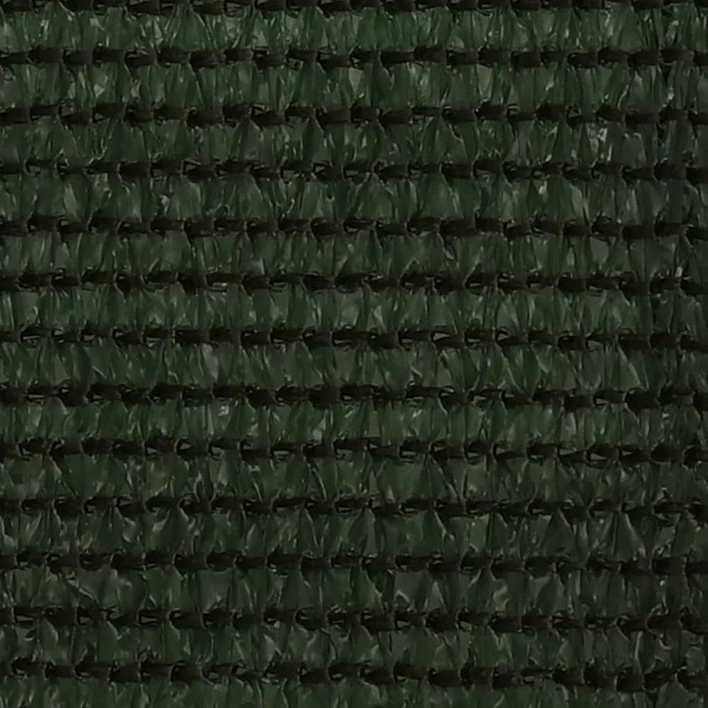 Tela de varanda 75x500 cm PEAD verde-escuro