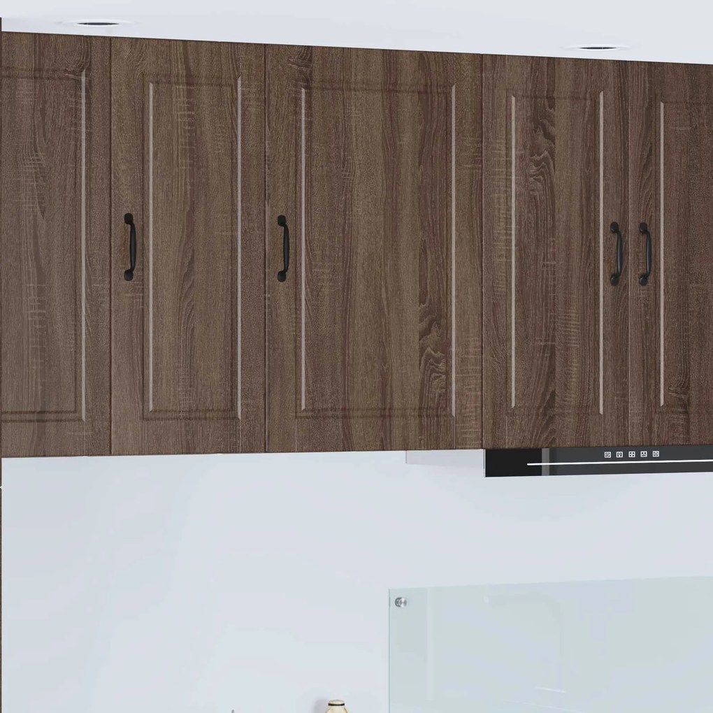 vidaXL Armário de Cozinha com porta Carvalho Marrom 50 x 31 x 80 cm