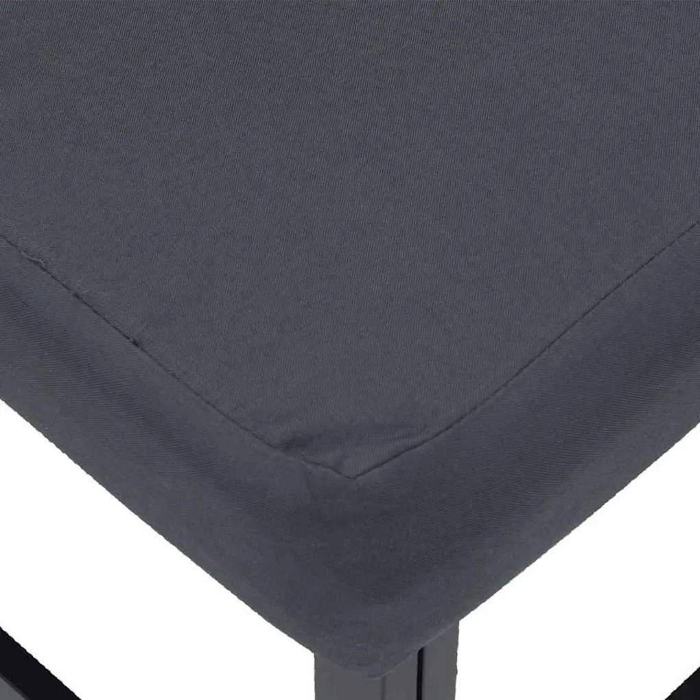 Conjunto de Sofá de Jardim 5 pcs Preto 213 x 71.5 x 71 cm