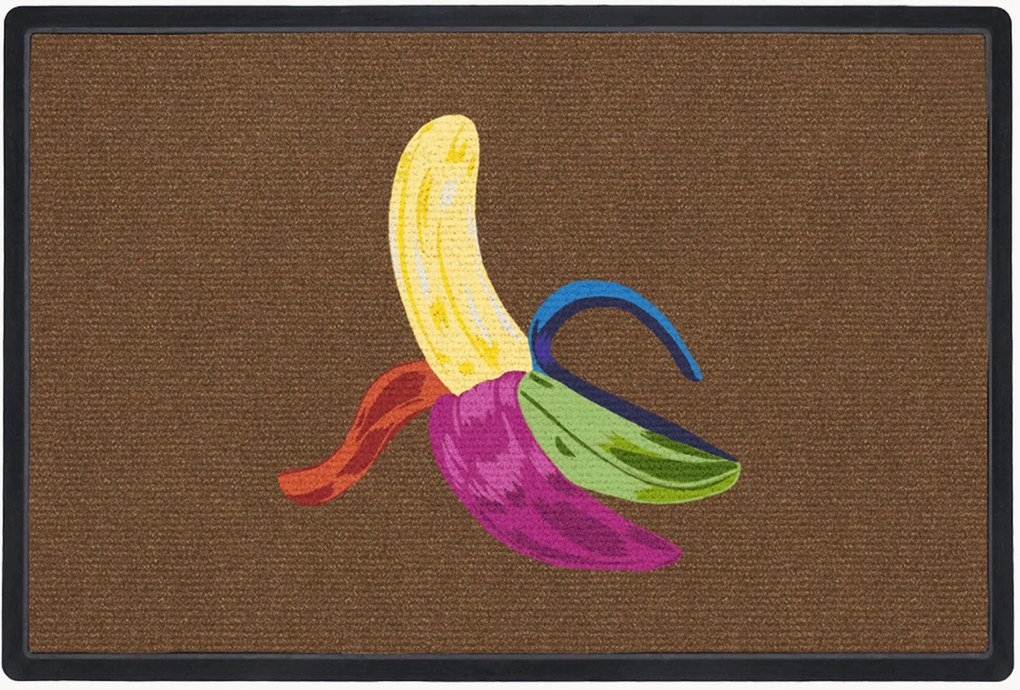 Tapete de entrada lavável com base em borracha Jonathan Adler