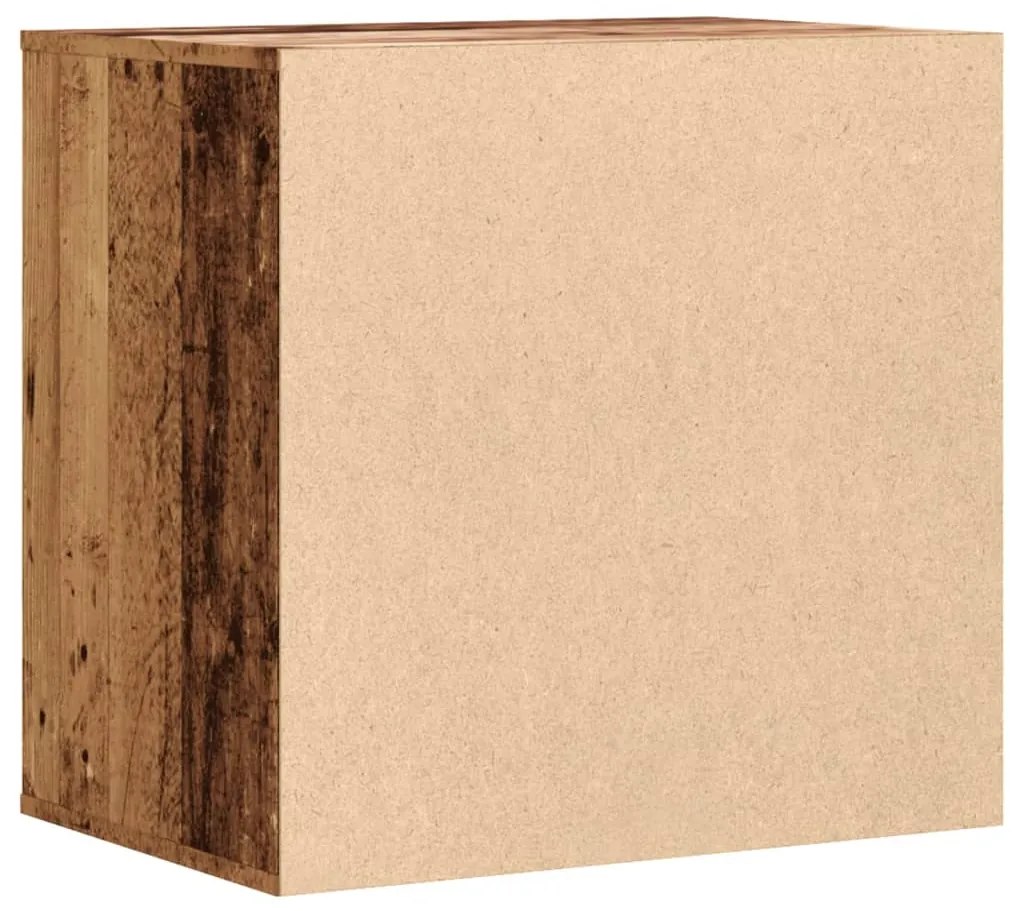 Cómoda com 3 Gavetas - 60x41x58 cm - derivados de madeira - madeira rú