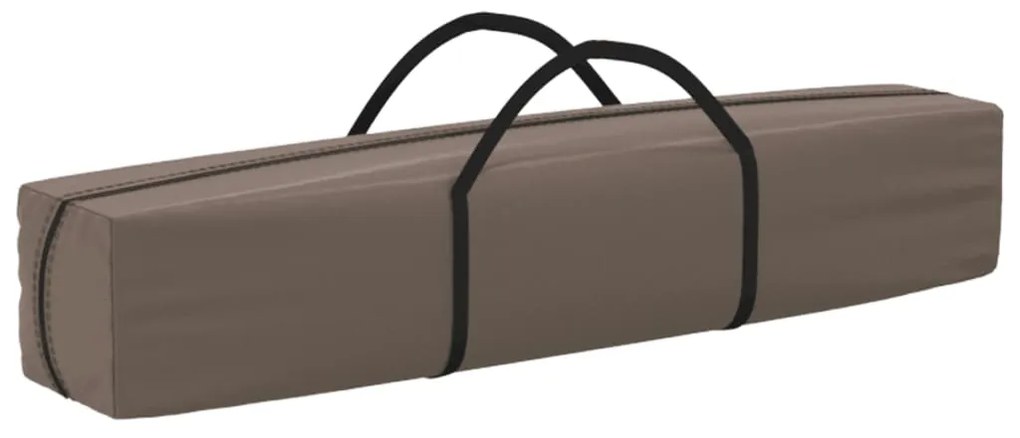Tenda para festas dobrável 2x2 m cinzento-acastanhado