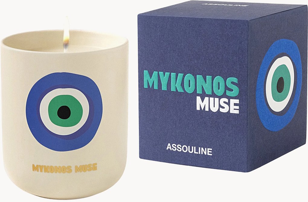Vela perfumada Mykonos Muse (figo verde e tonka quente)